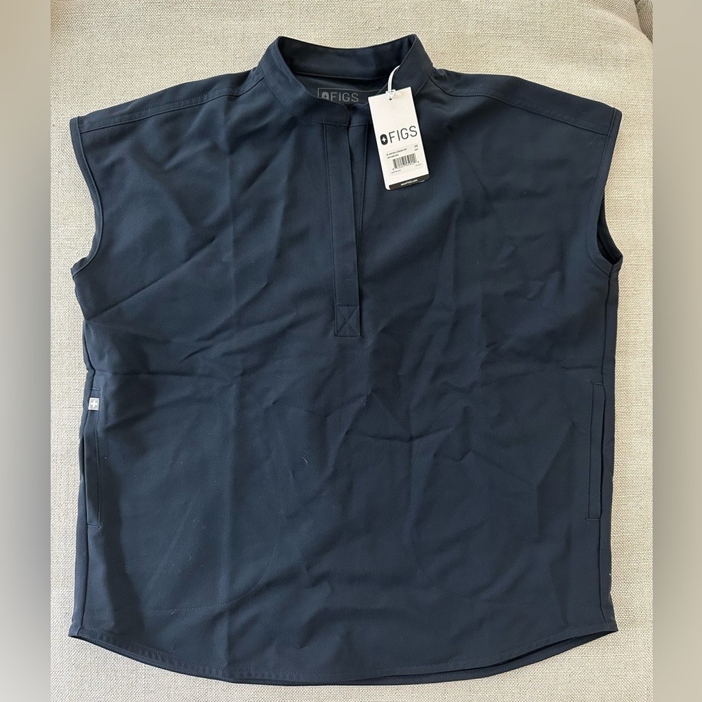 Figs Night Sky Rafaela Oversized Scrub Top XS